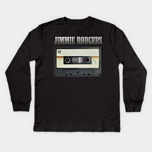 JIMMIE RODGERS BAND Kids Long Sleeve T-Shirt